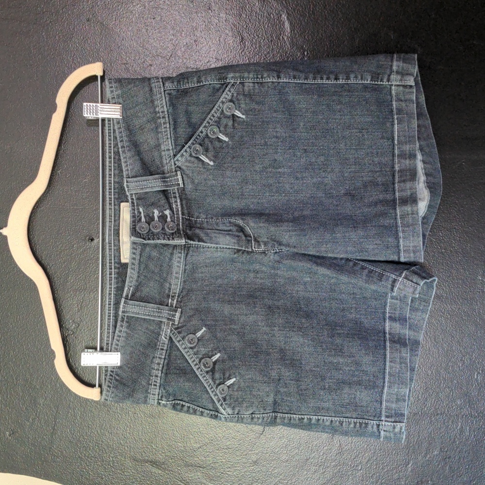 Jean Cuffed Shorts